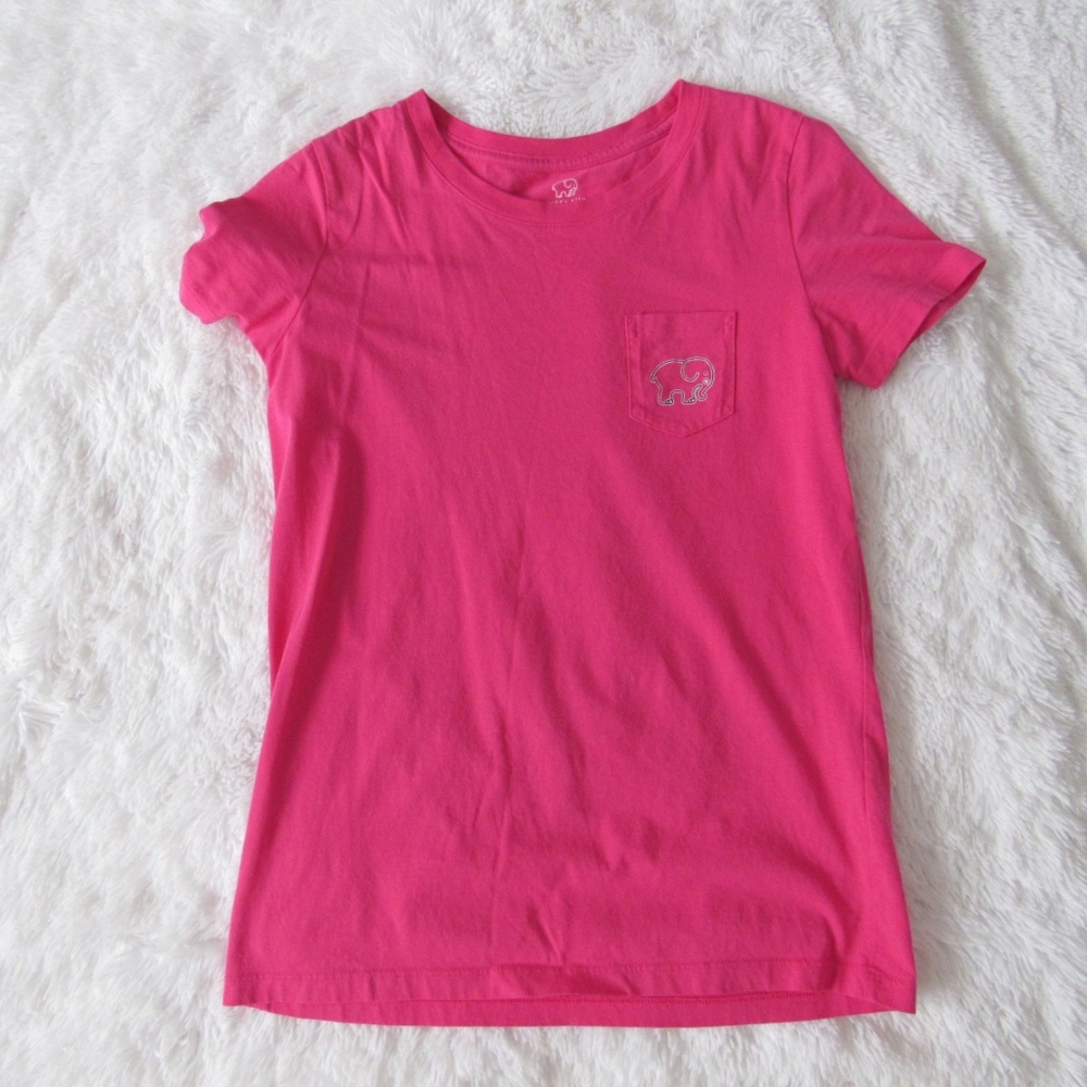 Ivory Ella Pink Hibiscus Top